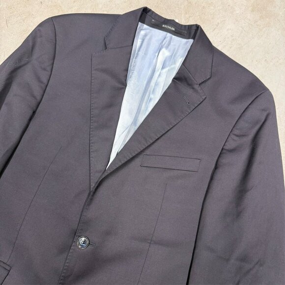 Baumler Suit 2pc REDA 110s Italy Wool Navy Blue 40R 32x31 - Picture 3 of 16